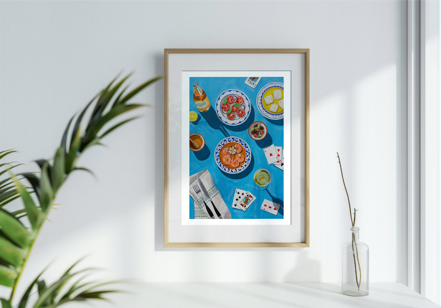 Our Table in Greece (Print)