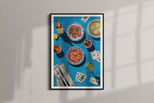 Our Table in Greece (Print)